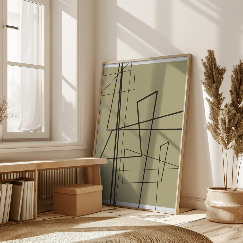 Angular Lines no 8 Poster